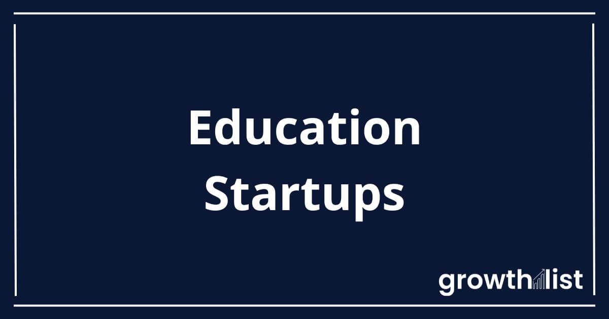 education startups