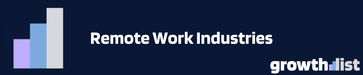 Professional working remotely on laptop in home office representing best industries for remote work opportunities